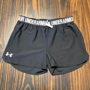 Girls Under Armour Youth XL YXL Heat Gear Loose Fit Shorts